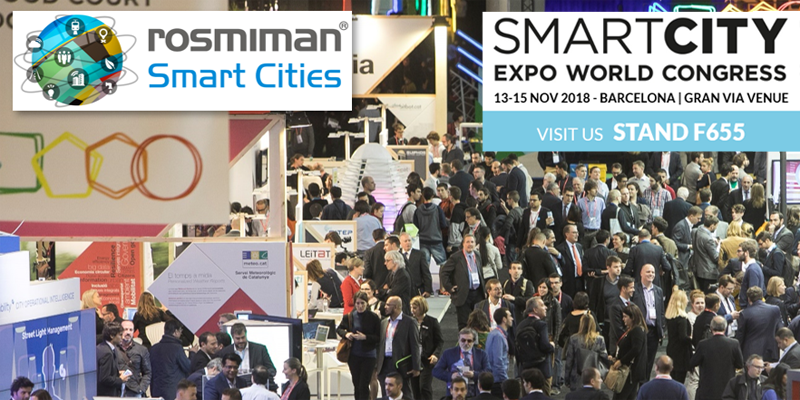 Rosmiman estará presente en el Smart City Expo World Congress en el stand F655.