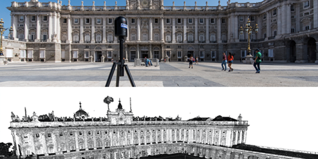 La tecnología Leica Geosystems permite realizar un modelo milimétrico en 3D del Palacio Real Español.