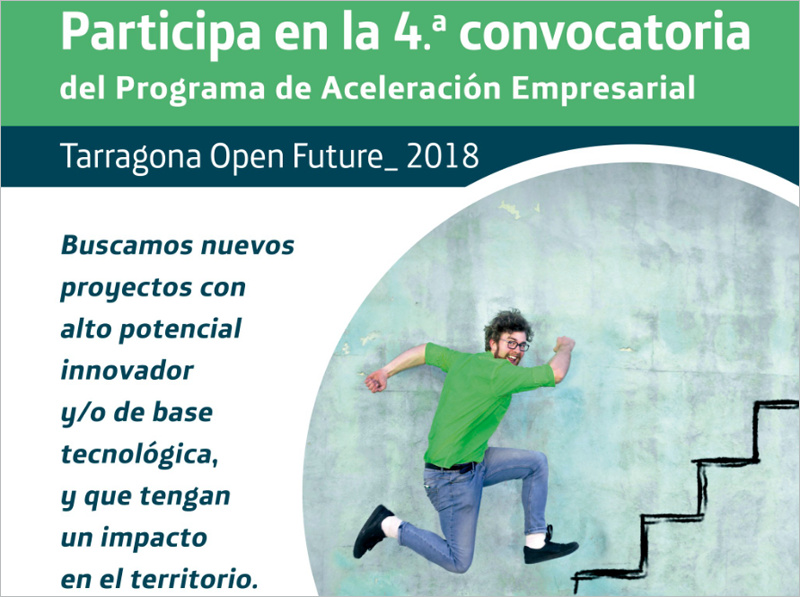 La cuarta convocatoria Tarragona Open Future estará abierta hasta el 14 de diciembre.