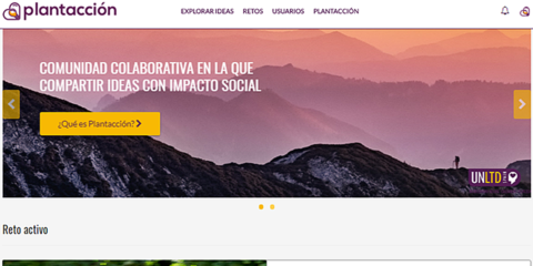 Plantacción: Plataforma colaborativa que promueve la innovación social a través de ideas que fomentan las ciudades sostenibles