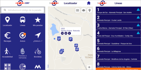 La App de la EMT de Málaga ofrece todos los transportes sostenibles de la ciudad y pago mediante NFC