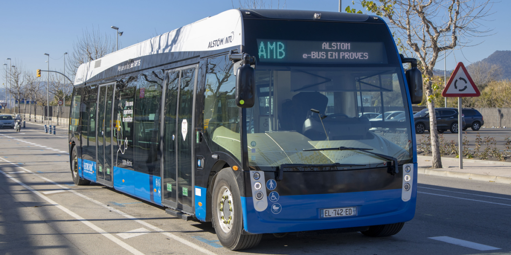 Nuevo modelo de autobús eléctrico que ya circula en pruebas por las calles de Barcelona.