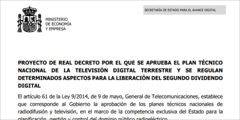 El Ministerio de Economía publica el Real Decreto para la liberalización del segundo dividendo digital, clave para el despliegue 5G