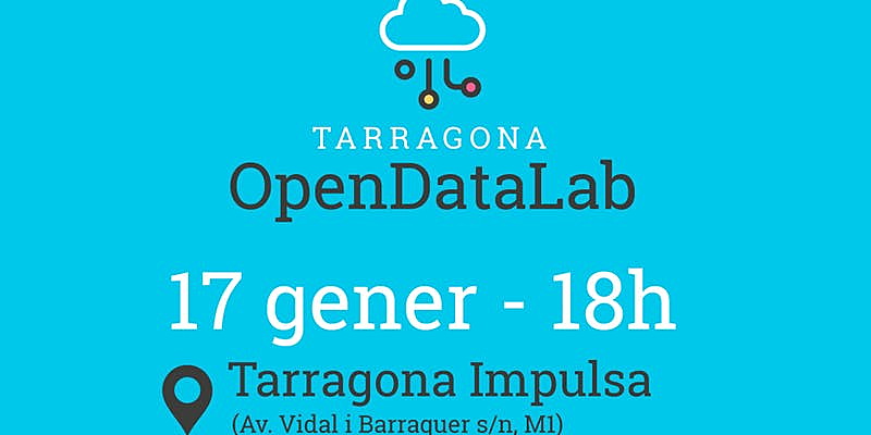 La presentación del Tarragona Open Data Lab, la nueva iniciativa de laboratorio de datos abiertos, tendrá lugar el próximo 17 de enero.