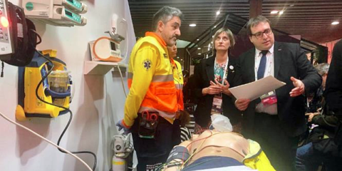 Cataluña presenta un piloto de ambulancia conectada 5G que permite la comunicación en tiempo real con el hospital