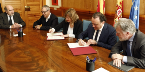 Gobierno de Aragón e Ingenieros de Telecomunicaciones se comprometen a cooperar en el avance de las TIC
