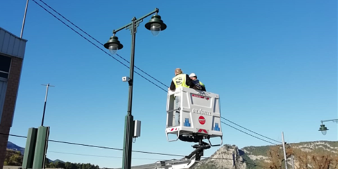 Alcoy implanta el nuevo sistema de alumbrado de Schréder que regula la intensidad lumínica en función del tráfico