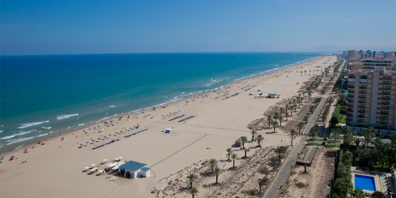 Playa de Gandía. Fotos: Ayto. Gandía