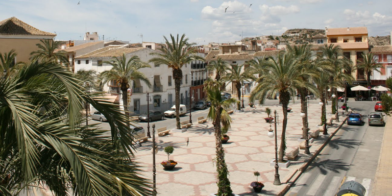 Plaza de Albox, en Almería.