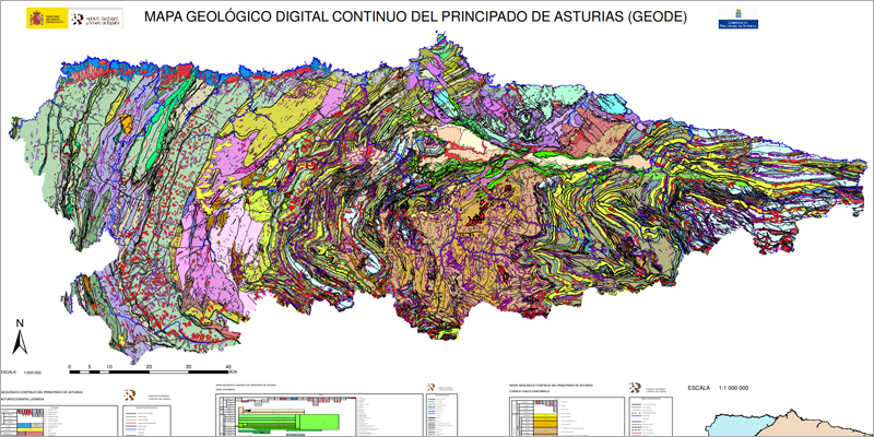 Uno de los mapas del Principado de Asturias disponibles en su sistema Sitpa, que ahora pasa a modernizarse a través del contrato adjudicado a la UTE formada por Eptisa y Sadim Ingeniería.