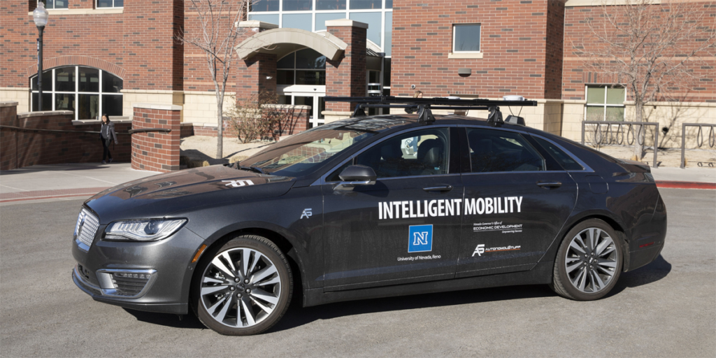 Un vehículo de pruebas dentro del proyecto de movilidad inteligente que desarrolla Universidad de Nevada, Reno, (Estados Unidos), y su Centro de Investigación Aplicada. Foto: Globe Newswire.