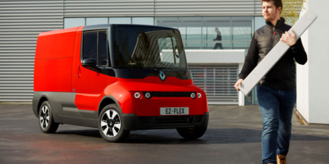 Diez profesionales probarán el nuevo vehículo eléctrico y conectado para entregas de última milla de Renault