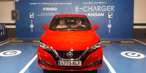 Cinco aparcamientos de la ciudad de Madrid disponen de puntos de recarga desplegados por Nissan