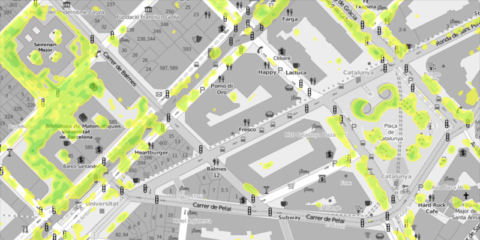 Desarrollan una herramienta capaz de cuantificar la vegetación de una ciudad y visualizarla en un mapa verde