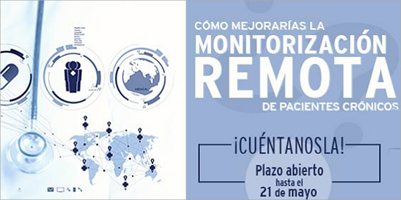 El plazo para presentar propuestas para mejorar la monitorización remota de pacientes crónicos termina el 21 de mayo.