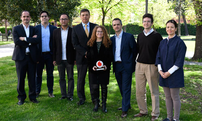Presentación del acuerdo de colaboración entre la UC3M y Vodafone para el desarrollo de la investigación sobre el 5G en el nuevo estándar New Radio (NR). 