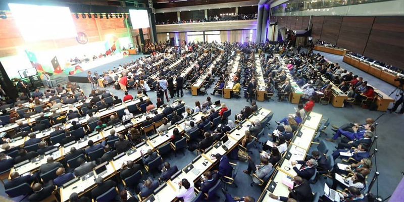 Primera asamblea de ONU-Hábitat celebrada en Nairobi (Kenia). Foto: Twitter ONU-Hábitat.