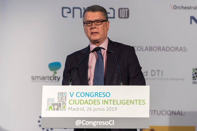 Roberto Sánchez, director general de Telecomunicaciones y Tecnologías de la Información de la Secretaría de Estado para el Avance Digital (SEAD) participó en la clausura del Congreso.