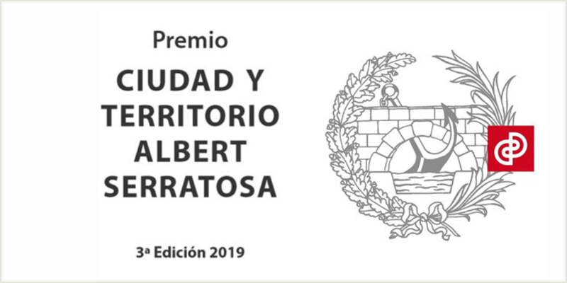Cartel 3ª Edición del Premio ‘Ciudad y Territorio Albert Serratosa