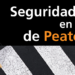 Seguridad vial en pasos de peatones de Proinova