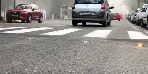 Así es un paso de peatones inteligente de Proinova