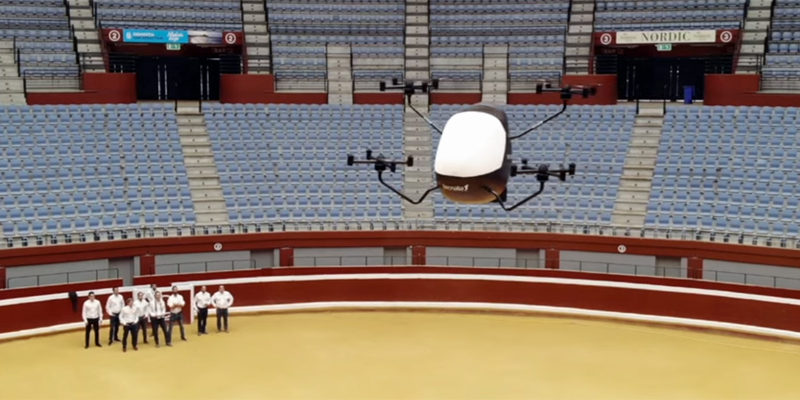 El primer aerotaxi español está propulsado por drones independientes y estará operativo en cinco años