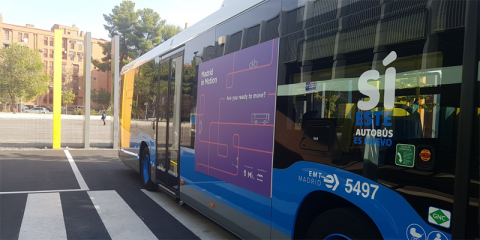 La EMT de Madrid prueba el pago mediante reconocimiento facial en el autobús