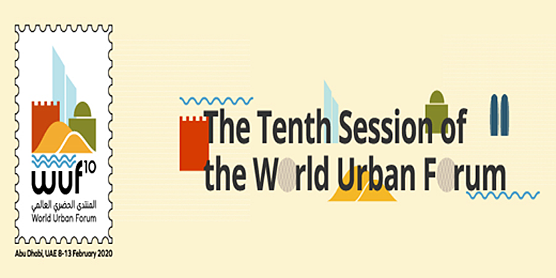 Logo donde se lee The Tenth Session of The World Urban Forum