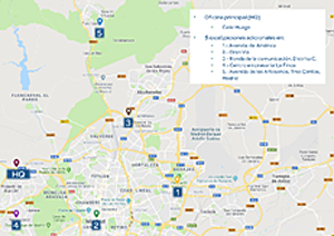 mapa ESTUDIO DE LA PRIMERA IMPLEMENTACIÓN EN ESPAÑA DEL DEMAND RESPONSIVE TRANSPORT O SHUTTLE DINÁMICO
