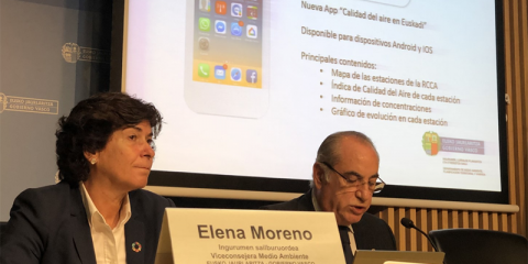 El Gobierno Vasco lanza una App con información en tiempo real de los índices de calidad del aire