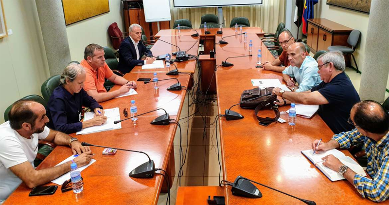 Reunión de la Mesa del Regadío celebrada en la Consejería de Agricultura, Desarrollo Rural, Población y Territorio de la Junta de Extremadura
