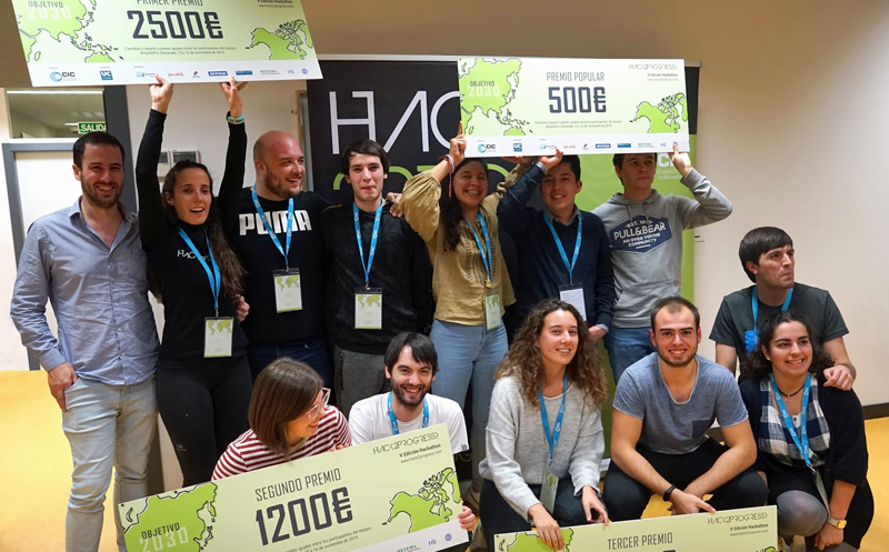 Ganadores de los premios del V Hack2Progress