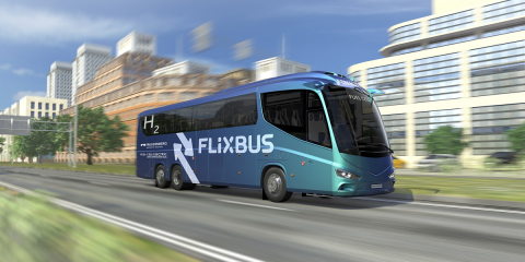 Proyectan una flota de autobuses de hidrógeno para cubrir largas distancias en Europa