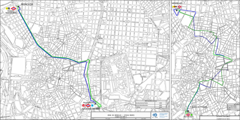 Dos líneas de autobús gratuitas y cero emisiones llegarán a finales de febrero a Madrid