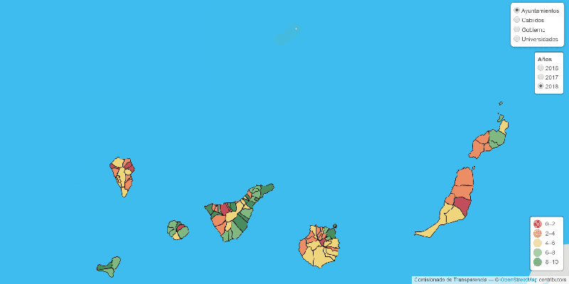 mapa de Canarias