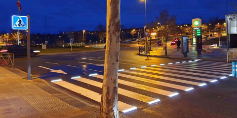 El municipio madrileño de Paracuellos de Jarama habilita cinco pasos de peatones inteligentes