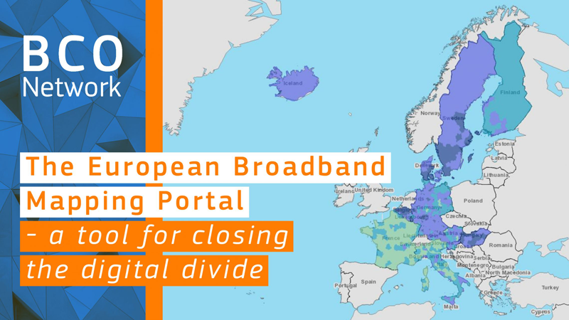 mapa interactivo banda ancha en Europa