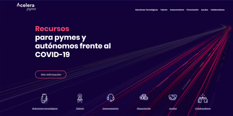 En marcha Acelera Pyme, una plataforma con recursos para empresas y autónomos