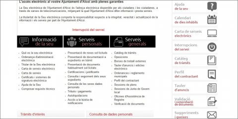 El municipio alicantino de Alcoy implanta la primera fase de la administración electrónica