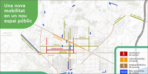 La ciudad de Barcelona transforma su movilidad urbana para adaptarse a la salida progresiva del confinamiento