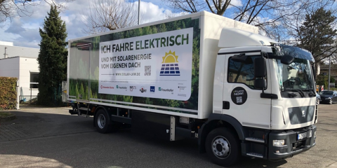 Comienza en Alemania un proyecto de energía fotovoltaica generada directamente en vehículos comerciales eléctricos