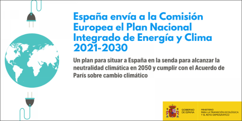 El Gobierno remite a la Comisión Europea el Plan Nacional Integrado de Energía y Clima 2021-2030
