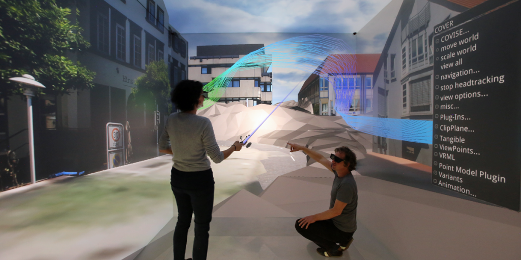 visualizan el gemelo digital de Herrenberg a través de realidad virtual