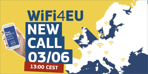 El programa WiFi4EU abrirá su cuarta y última convocatoria el próximo 3 de junio