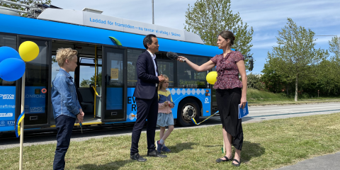 La ciudad sueca de Lund inaugura una carretera eléctrica capaz de cargar vehículos