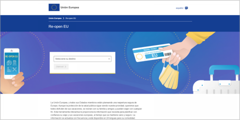 En marcha una plataforma web para reanudar de manera segura el turismo en la UE