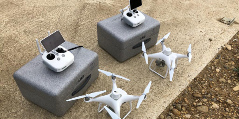 Navarra comienza a usar drones en los procesos de construcción de obras públicas
