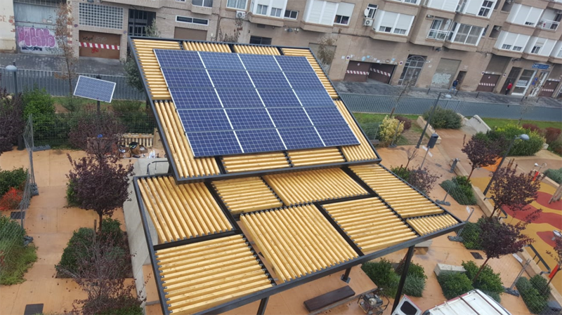 pérgolas fotovoltaicas en Valencia