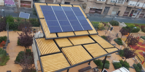 Valencia instala cinco pérgolas fotovoltaicas con un sistema de monitorización telemática