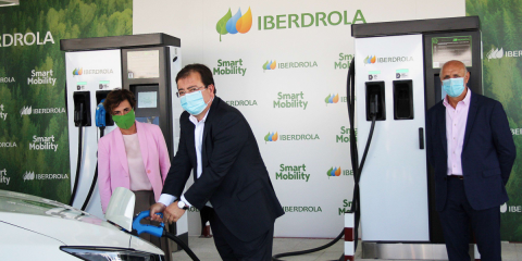 Nuevas estaciones de recarga superrápida en el corredor que une el centro y el sur peninsular